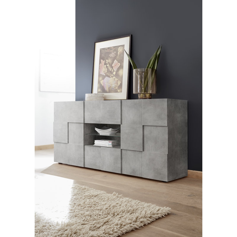 Tavey 181cm Sideboard, Concrete Grey
