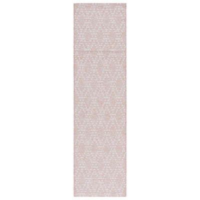 Edmond 850 Polypropylene/Polyester Geometric Indoor/Outdoor Rug in Rust/Gray