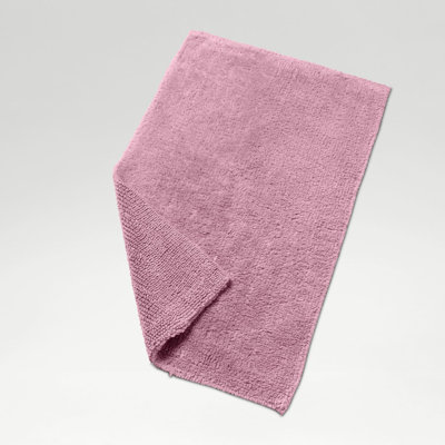 Reversible 100% Cotton Rectangle Bath Rug