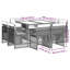 Patio Dining Set with-60722174-60721923-60721922