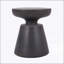 Table d'appoint d'extérieur en béton léger au design moderne et polyvalente pour la décoration intérieure et extérieure
