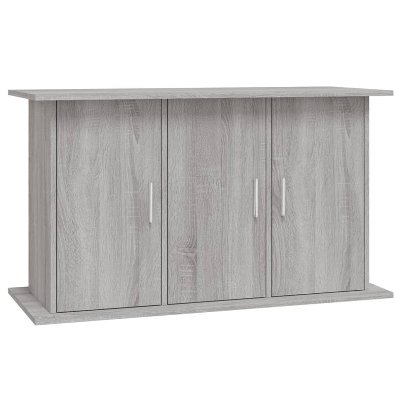 Vidaxl Aquarium Stand High Gloss White 101X41x58 Cm Engineered Wood, Gray Sonoma