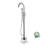 2 Handle Floor Tub Filler with Diverter-21669541