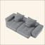 Canapé modulaire surdimensionné Modern-1909059441