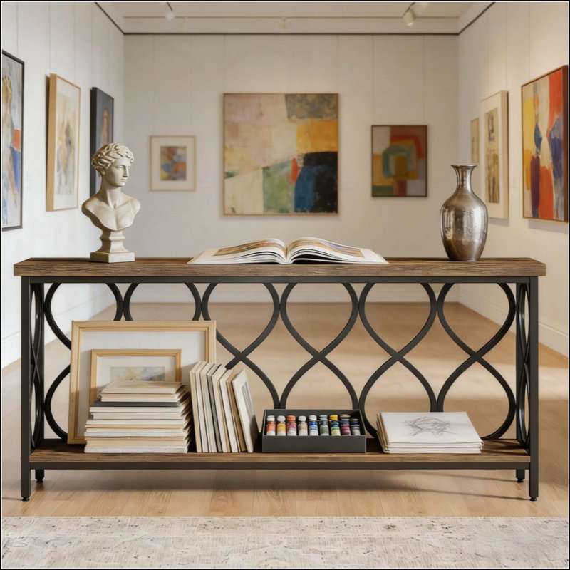 2-Tier Plant Stand,Entryway Table,Console Table,Sofa Table