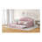 Full Size Upholstery Daybed Frame with Shall Shaped Backrest and Trundle-329704229