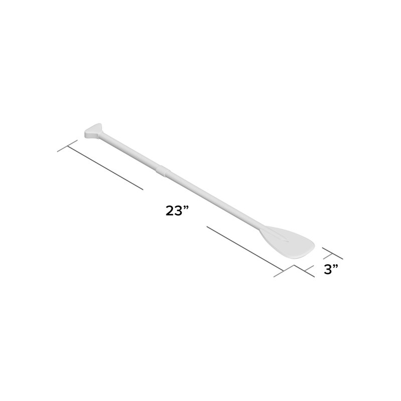 Décoration murale en bois pour raquette de bateau avec crochets, Port royal, H 3 po x l 1 po x P 24 po
