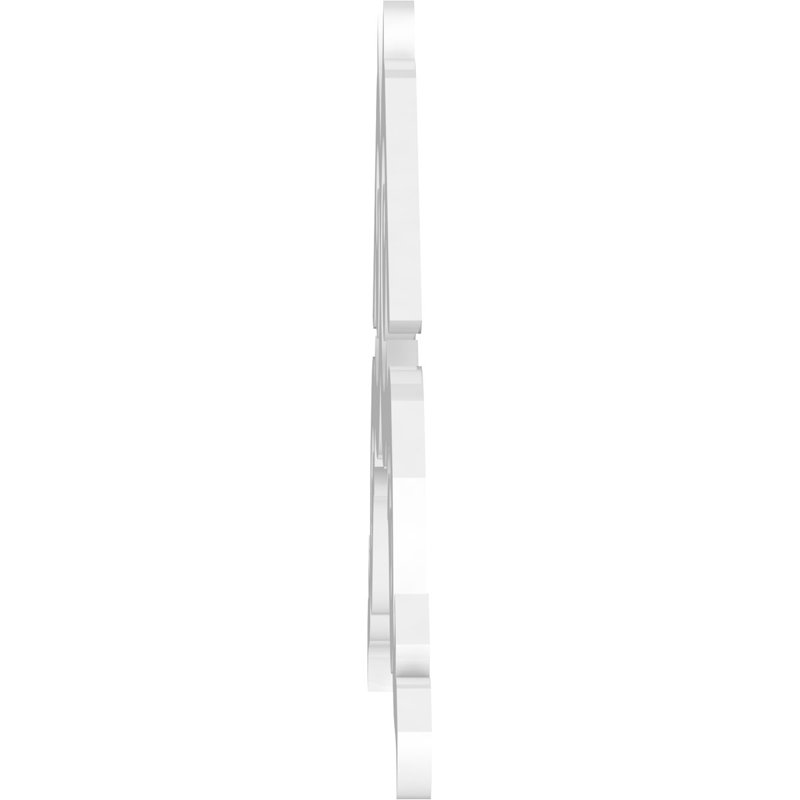 Pignon en PVC de qualité architecturale Rotherham, H 30 po x l 60 po x P 1 po, 11 / 12