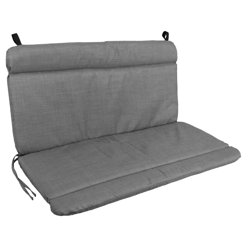 Outdoor 2'' Seat Cushion, Cool Gray