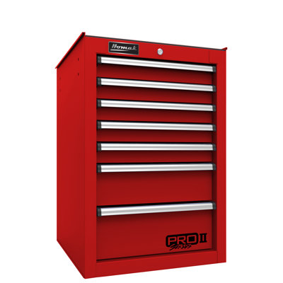 14.5'' W 7 -Drawer Steel Side Chest with Wheels