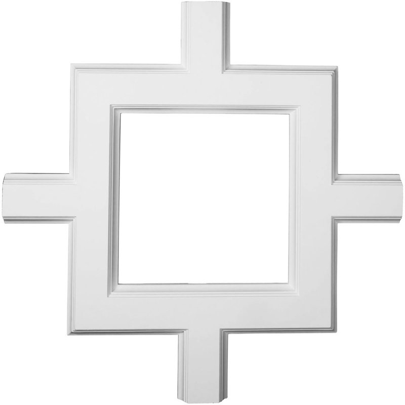 Intersection carrée intérieure pour système de plafond traditionnel à caissons de 5 po