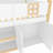 Full-size low loft bed