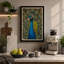 Peacock in Repose Botanical - Wrapped Canvas-1481241830-1481241854