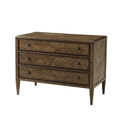 NOVA Solid Wood 3 - Drawer Accent Chest by Theodore Alexander