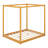 Canopy Platform Bed With Support Legs