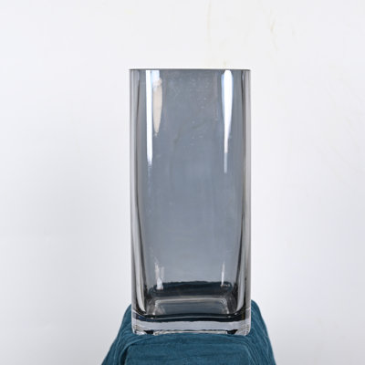 Vase cylindrique en verre pour centre de table
