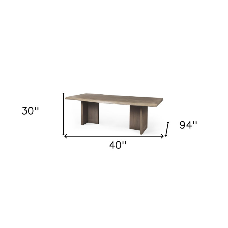 Normant 94" Natural Dining Table
