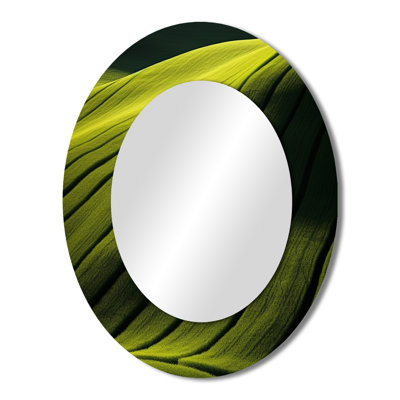 Meadow Verdant Photography - Country Oval Wall Mirror
