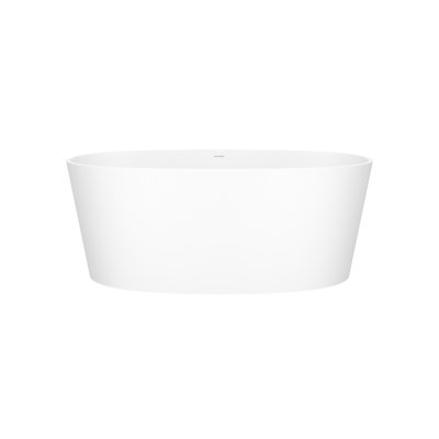 Ios 59.5" x 31.625" Freestanding Soaking Bathtub