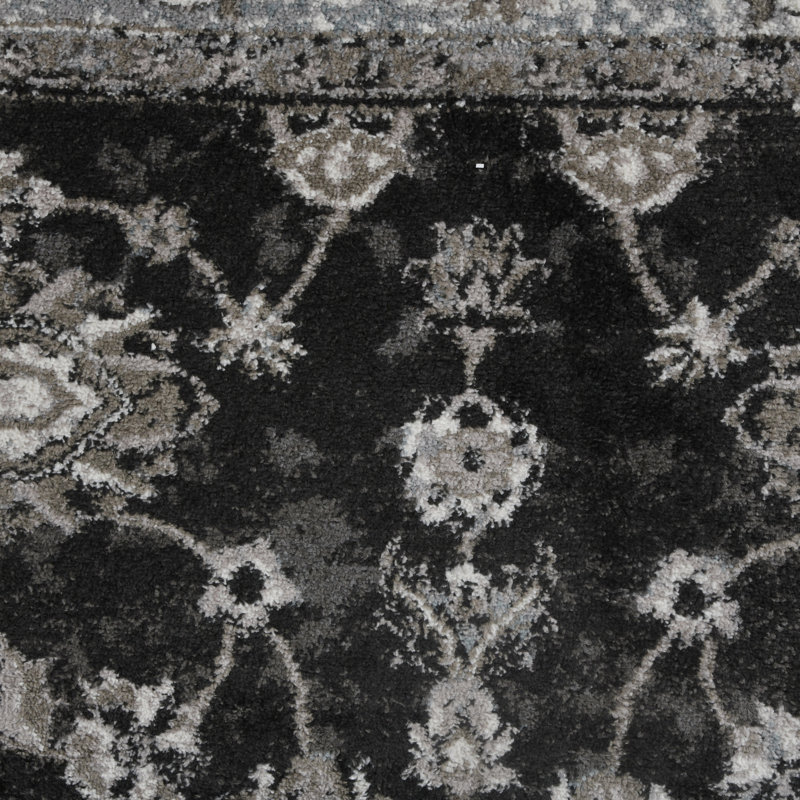 Tapis d'intérieur traditionnel Honig, Rectangle 2 pi x 6 pi