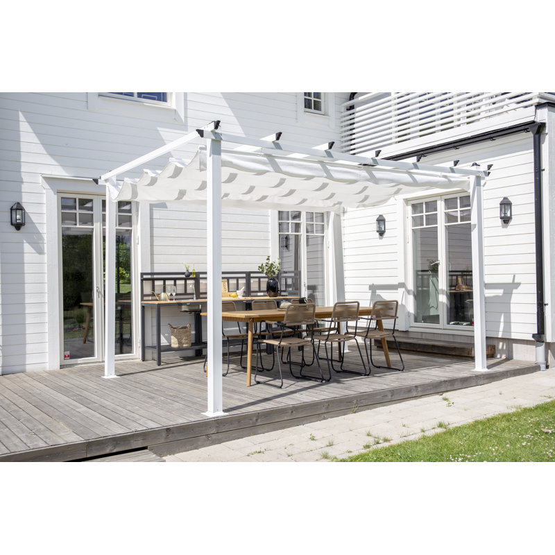 Hanah 3.95m x 2.95m Aluminum Pergola