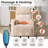 Zeno Oversized Swivel Recliner Chair With Massage And Heat,  Beige-1349534351