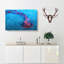 Pink And Blue Jellyfish - Wrapped Canvas-56639506