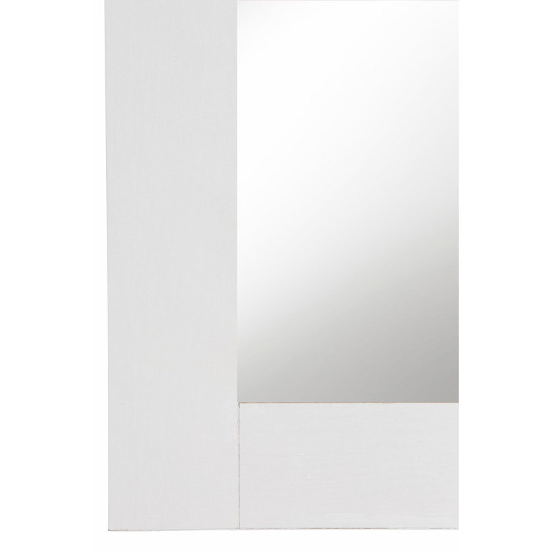 Jalessia Wood Flat Floor Mirror