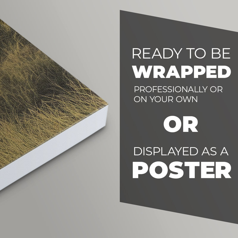 Golden Fog II - reproduction de toile seulement - non encadrée, H 36 po x l 24 po