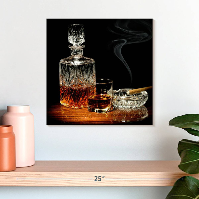 Carafe à décanter et cigare Yarlin, H 16 po x l 16 po