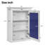 Armoire de rangement de salle de bain murale 20 "avec miroir-2053200714