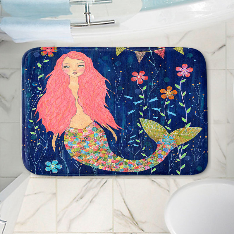 Tapis pour salle de bain Sascalia, H 1 po x l 34 po x L 21 po