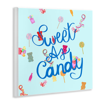 Plaque murale Sweet As Candy, design par Ashley Singleton