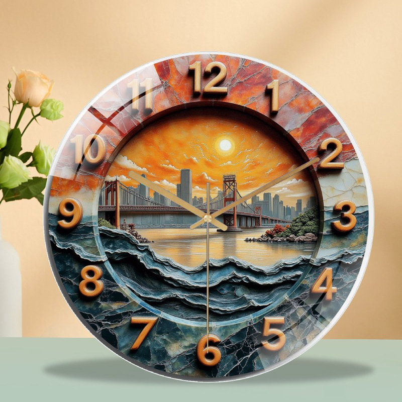 Horloge murale 12 po