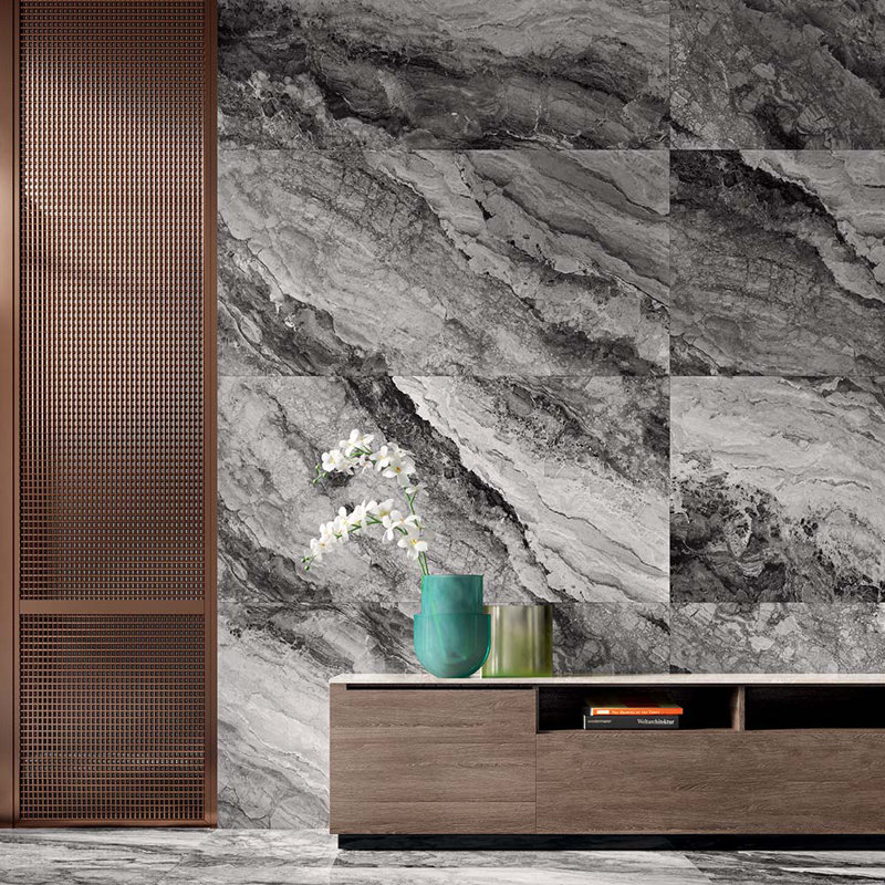 Crystara 12X24 Polished, Black