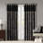 Jacquard Curtain Panel Pair(2 Pcs Window Panels)-1647687392-1647687394