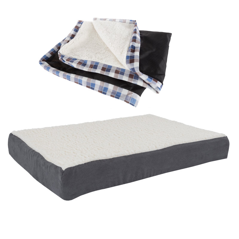 Lit pour chien orthopédique Petmaker, Moyen (l 30 po x P 20,5 po x H 4 po)