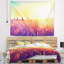 Tapisserie soleil en polyester sous l’éclairage de soleil avec accessoires suspendus inclus-28490164