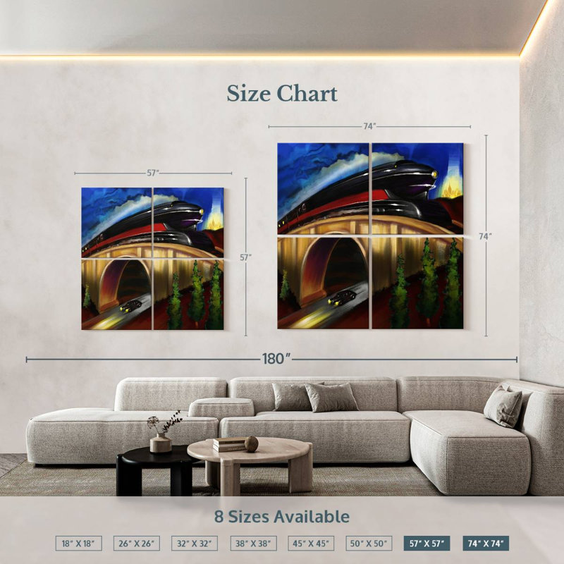 Mehar Highway Tunnel Under Railway, 74" H x 74" W