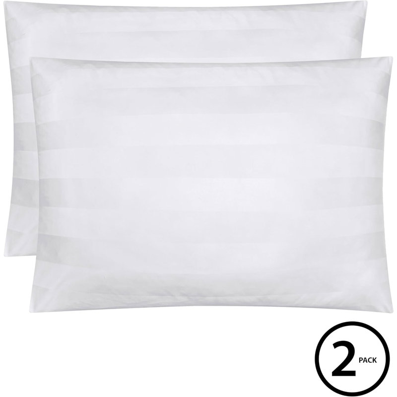 Jacquard Bed Pillows, 2 Count, Standard