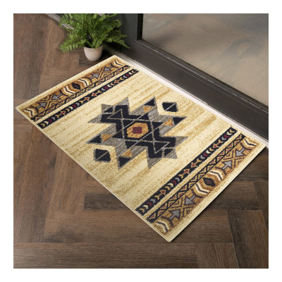 Tapis crème Tribes Southwest Tribes