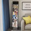 Floor Standing Magazine Rack Brochure Display Stand With 4 Wheel...