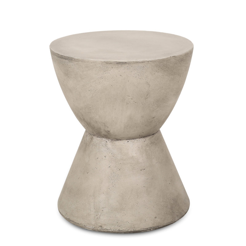 Table d'appoint d'extérieur, gris