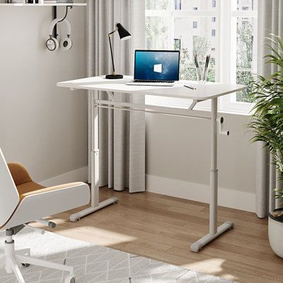 Adjustable Height Modular Steel Computer Desk