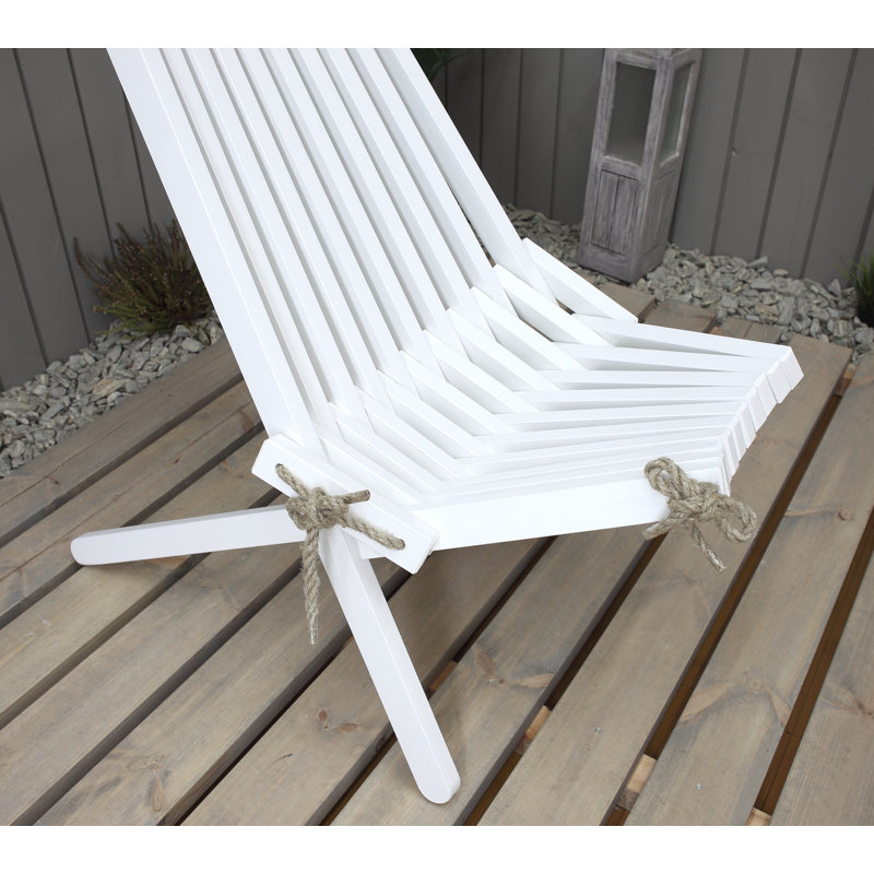 Tetbury Folding Patio Dining Side Chair, White