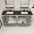 Brayla 84" Double Bathroom Vanity Set-1035999539