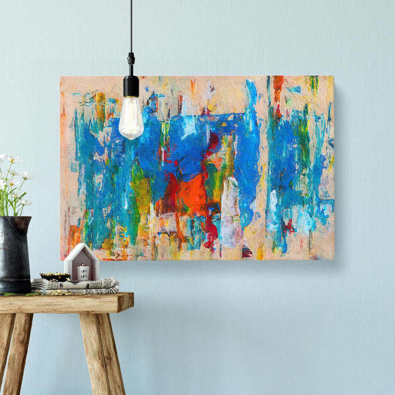 Abstract Art Painting Vol.291 - Wrapped Canvas, 40cm H x 60cm W x 3cm D