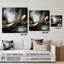 Shapes and Lines Abstract Marble II - Art mural acrylique abstrait en marbre-101500686
