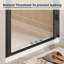 Porte de douche à charnière pivotante sans cadre avec verre transparent 34 "- l 36" x H 72 "-115741283