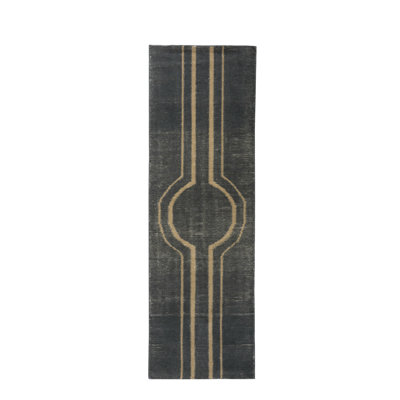 Tapis d'intérieur / extérieur géométrique tissé à la main Wendy Jane